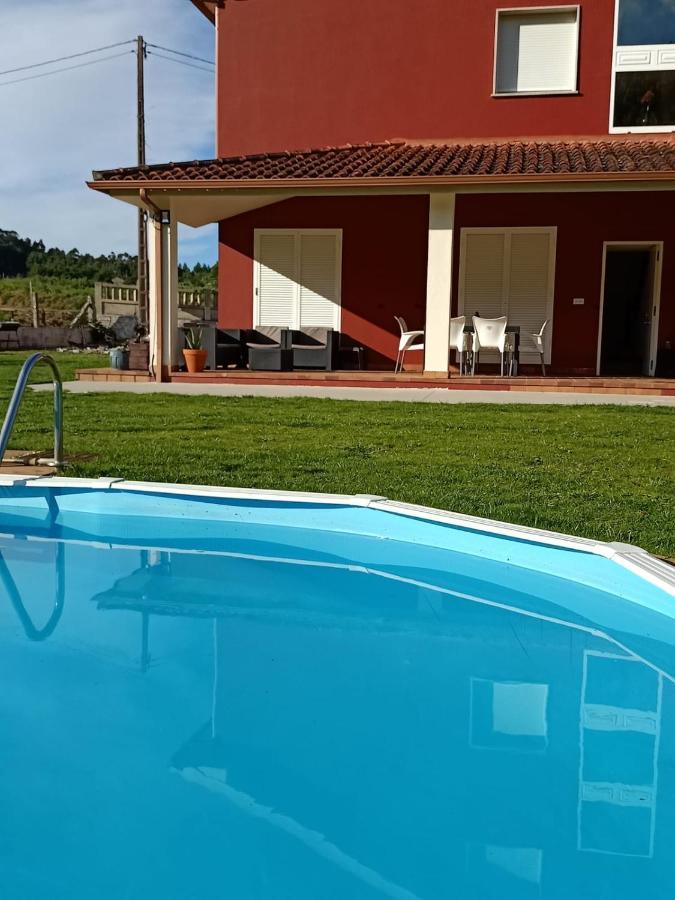 Apartamento En Bloque Vivienda Con Piscina Y Barbacoa A 15 Min De La Playa Meis Eksteriør bilde