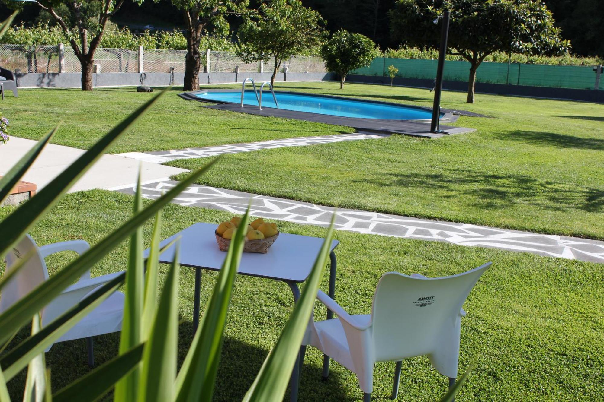 Apartamento En Bloque Vivienda Con Piscina Y Barbacoa A 15 Min De La Playa Meis Eksteriør bilde
