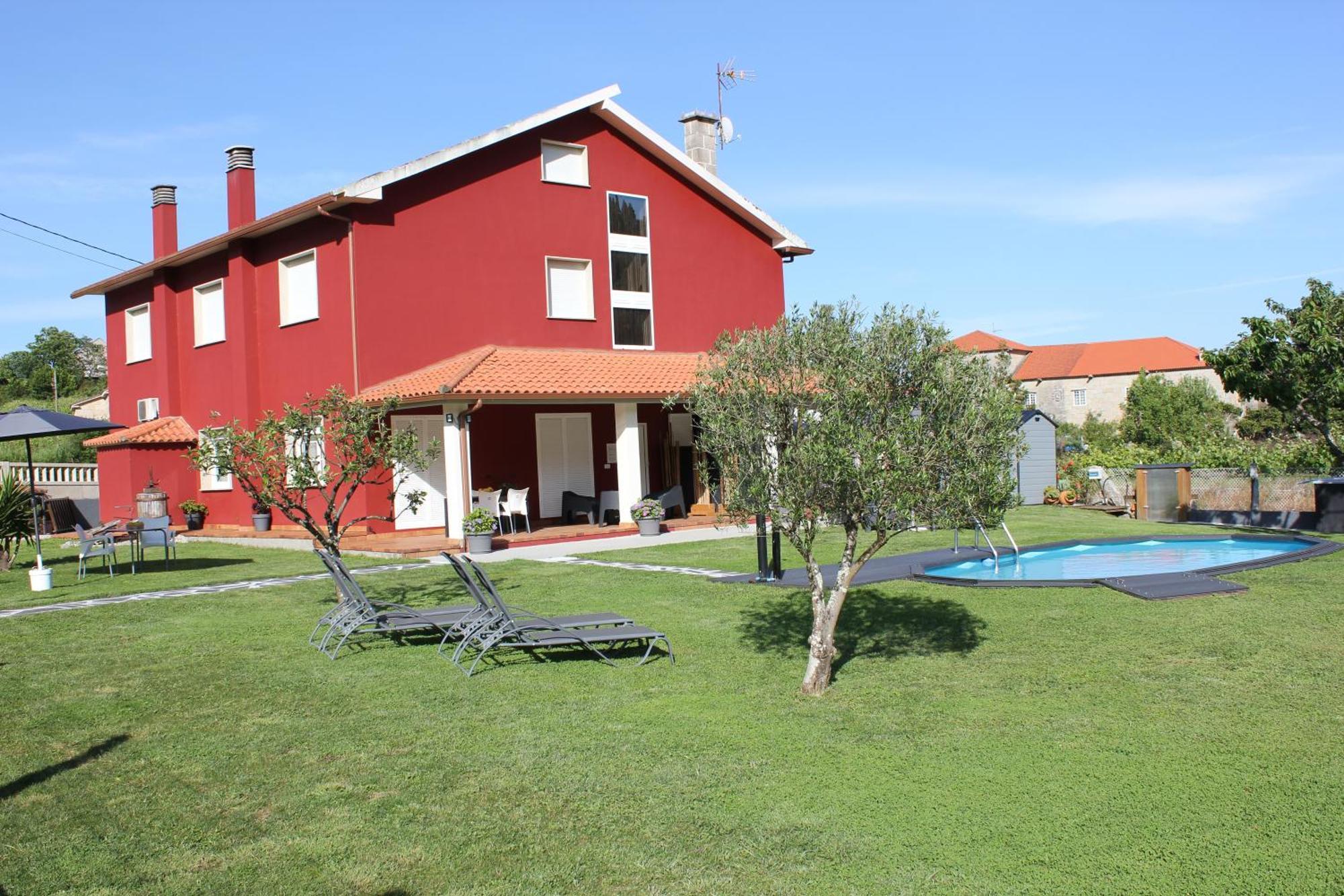 Apartamento En Bloque Vivienda Con Piscina Y Barbacoa A 15 Min De La Playa Meis Eksteriør bilde