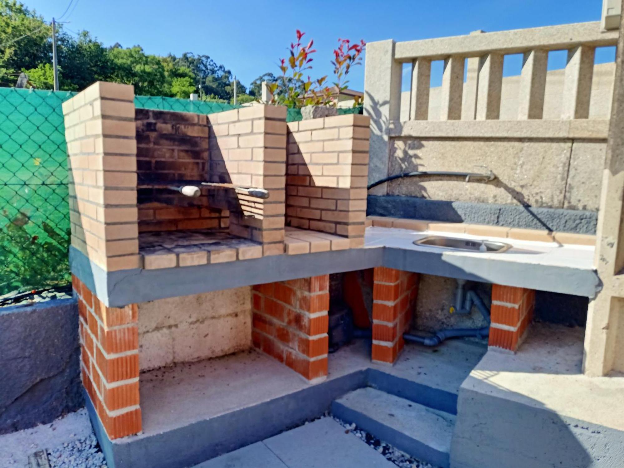 Apartamento En Bloque Vivienda Con Piscina Y Barbacoa A 15 Min De La Playa Meis Eksteriør bilde