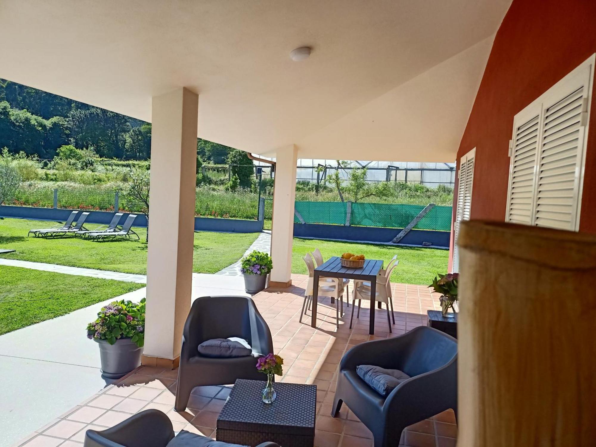 Apartamento En Bloque Vivienda Con Piscina Y Barbacoa A 15 Min De La Playa Meis Eksteriør bilde