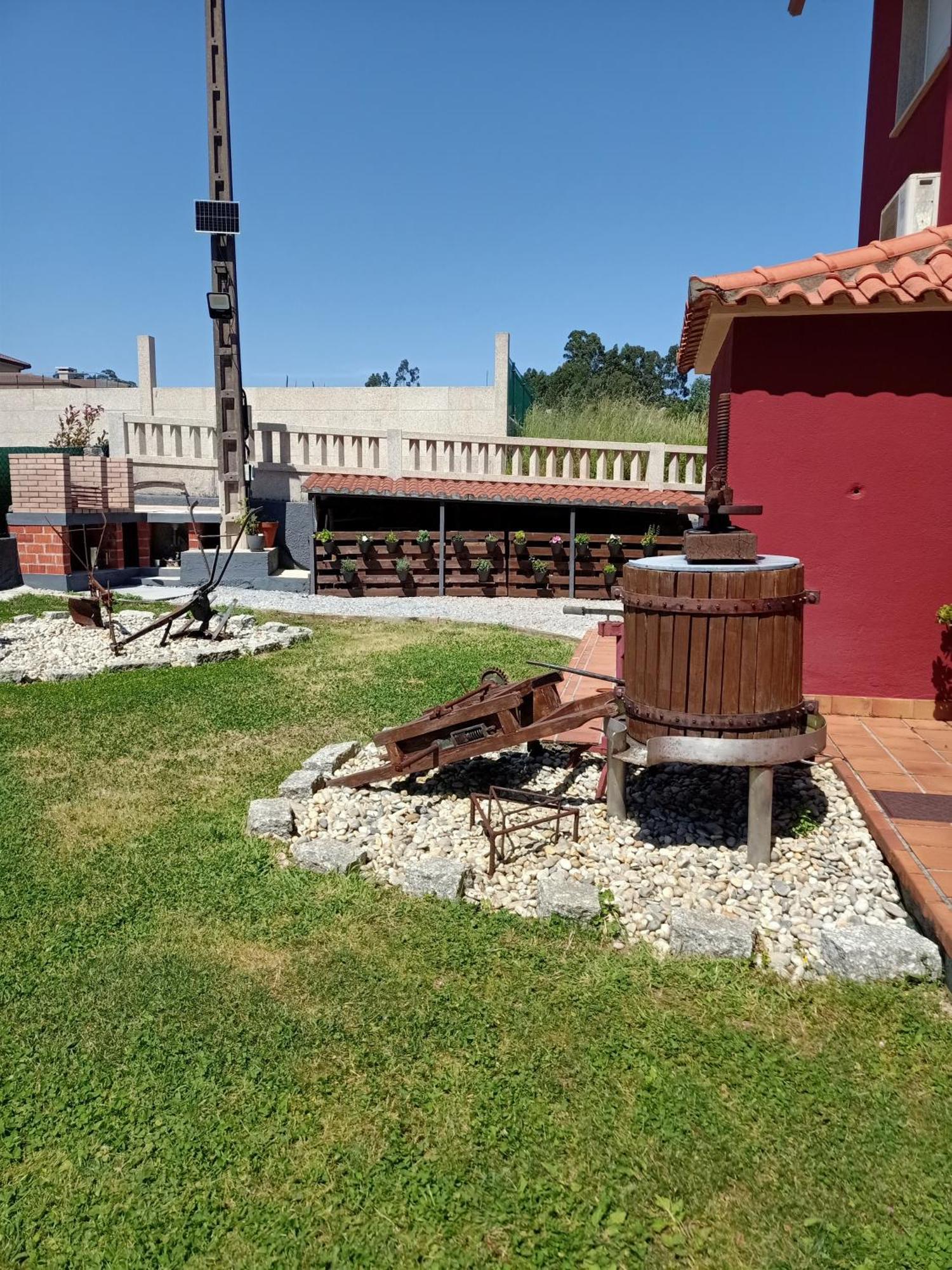 Apartamento En Bloque Vivienda Con Piscina Y Barbacoa A 15 Min De La Playa Meis Eksteriør bilde