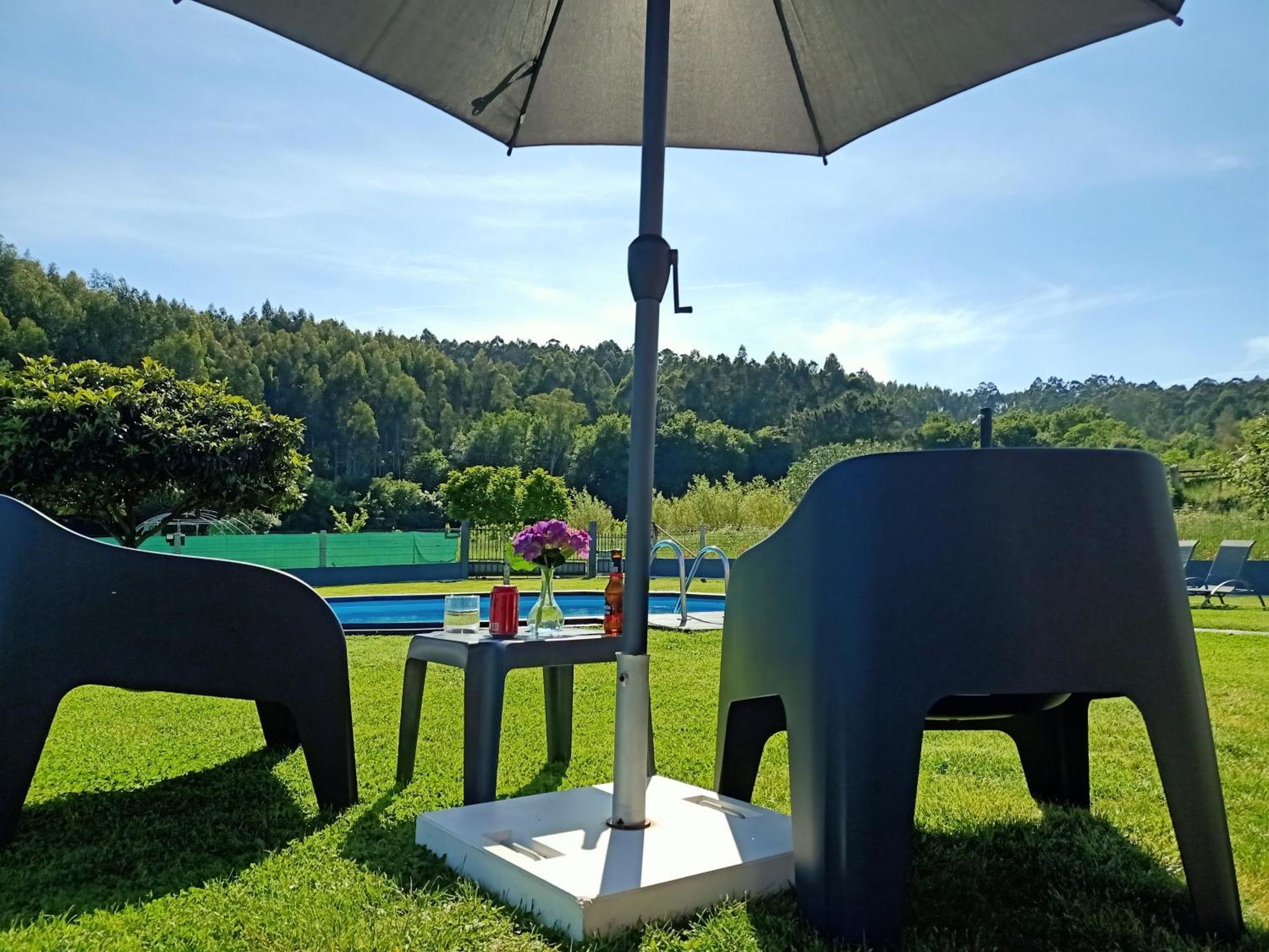 Apartamento En Bloque Vivienda Con Piscina Y Barbacoa A 15 Min De La Playa Meis Eksteriør bilde